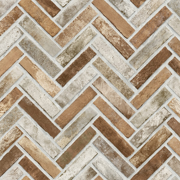 ROKA 23105-3 Crème Bruin | Modern Tile Design Wallpaper