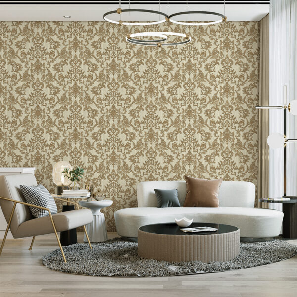 SEYYAH 1305 Series | Floral Damask Wallpaper